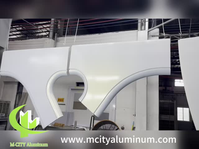 Powder Coated Perforated Aluminum Facade Cladding with Customizable Sizes for Architectural Walls