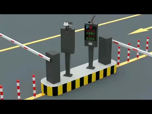 Automatic car park barrier system
