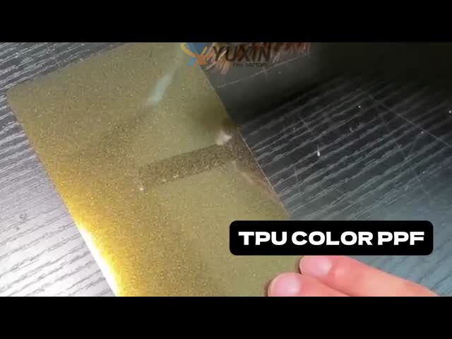 7 Years Anti Yellowing Colored Paint Protection Film Self Healing PPF Sand Proof