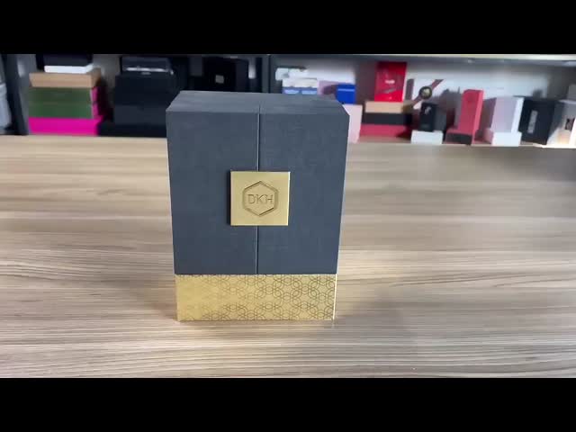 カスタムカラー ハイエンド ルックス ドアダブルオープン 紙箱 香水箱 泡入り