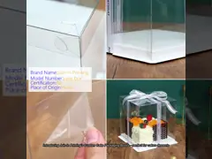 Se aceptan cajas de embalaje de pasteles con requisito de diseño AI CDR o PDF y laminación de Matt