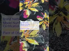 3D-Blumen-Sequin-Brädergewebe für Geburtstagskleid