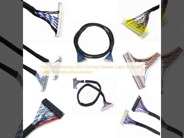 High-Performance LVDS Harness Flexible Cable Assembly Cable Assembly Manufacture