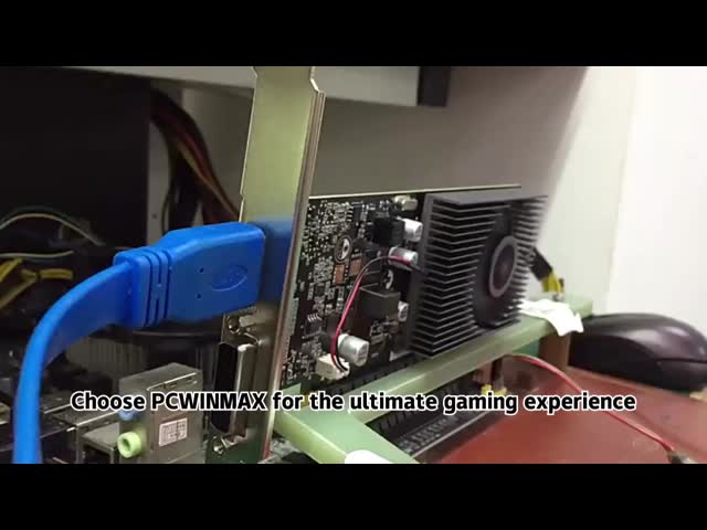 PCWINMAX Gaming GeForce GT 1030 4GB GDRR4 64Bit Support DirectX 12 DVI/HD Single Fan Low Profile GT1030 Graphics Card