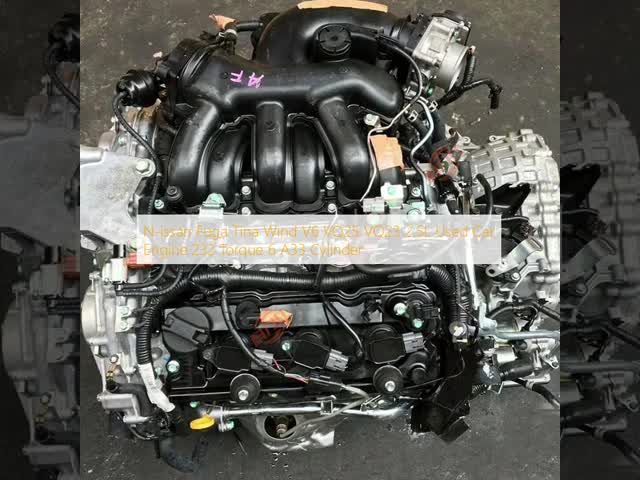 N-issan Fuga Tina Wind V6 VQ25 VQ23 2.5L 中古車 エンジン 232 トーク 6 A33 シリンダー ビデオ