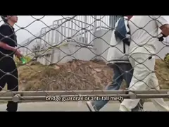 রেইনলেস স্টীল তারের দড়ি নেট জন্য ব্যালুস্ট্রেড নিরাপত্তা জন্য কাস্টমাইজড সুরক্ষা তারের জাল