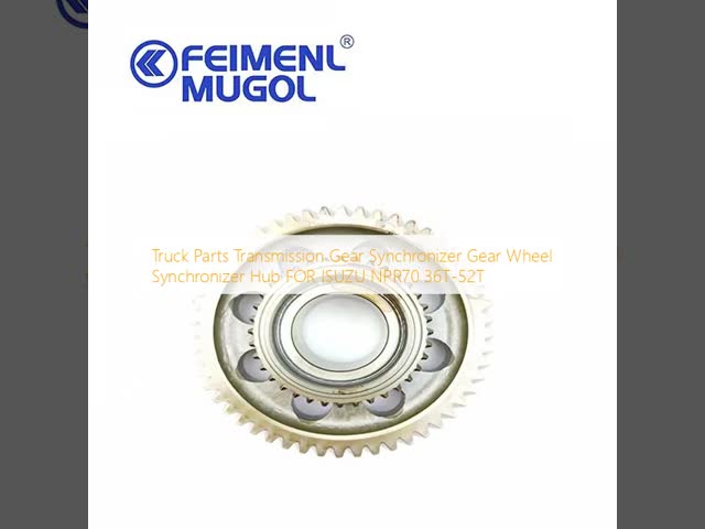 Peças de camião Sincronizador de engrenagem de transmissão Sincronizador de roda de engrenagem Hub para ISUZU NPR70 36T-52T