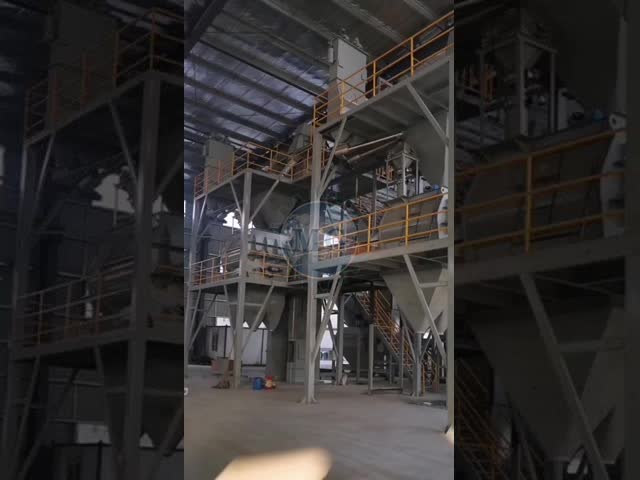 Linha de produção seca simples máquina do almofariz do T/H 3-4 de mistura adesiva do azulejo