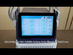 360 Angle Surrounding Cellulite Reduction Cryo Plate And Ems Slimming Machine