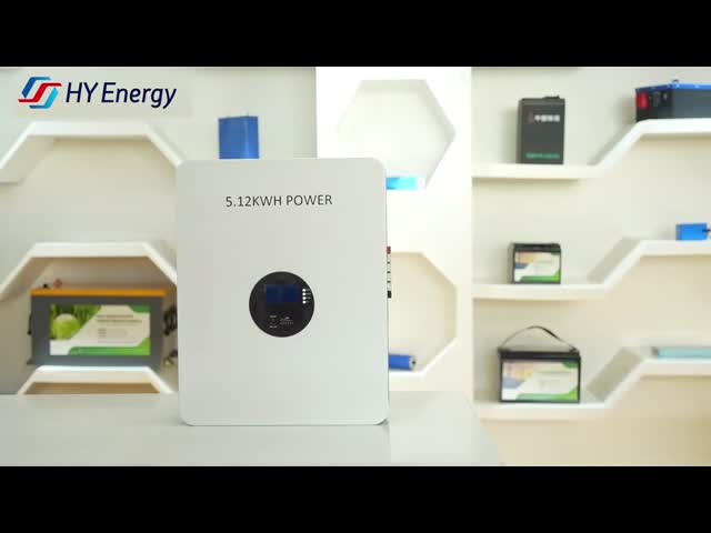 Safe 5KWH Lifepo4 Battery Wall Mounted Energy Storage Battery Space Saving