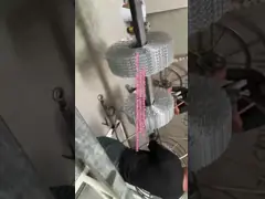 Concrete Weight Pipe Coating 2.0-3.0mm Galvanized Welded Wire Mesh Rust Resistance