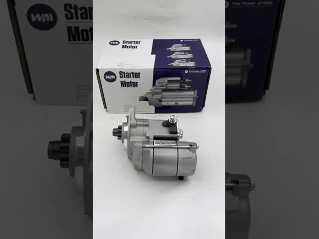 Motor de arranque WAI 19616-63010 para excavadora PC128US-8 PC130-7 El video