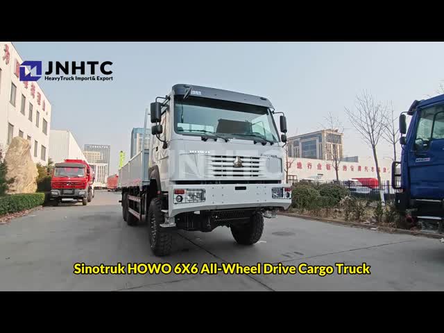 HOWO 371HP 6X6 4x4ドライブ貨物トラックのコラムの版のDropsideのゲート