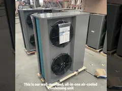 China Single Phase Scroll Air Compressor Machine Condensing Unit For Walk In Cooler supplier