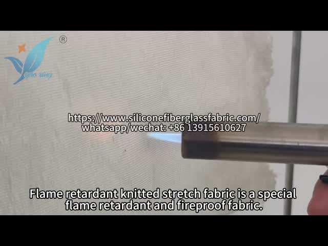 Flame Retardant Knitted Cotton Fabric Fireproof Interlining For Upholstery