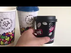 22oz 630cc Döner Duvar Kağıdı Bardağı Meyve suyu için PE kaplı Eko Dost