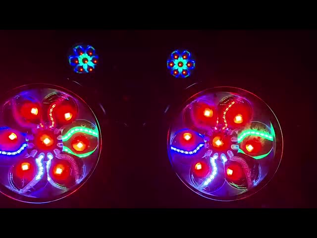 防水オーラ LED ウォッシュ ピクセル 動くヘッド 7pcs 60W LED 組み込み ファントムライト ストライプ