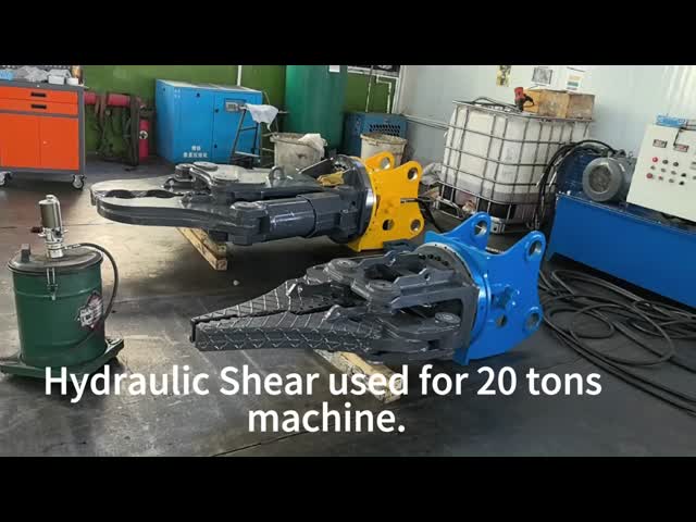 Customize Heavy Duty 08A Hydraulic Shear for 10-15 Ton Excavators Concrete Pipe Cutting