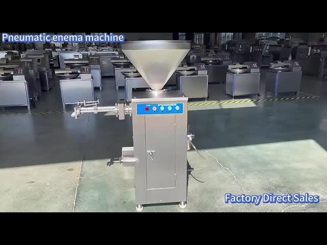 Convenient Pneumatic Quantitative Self-Twist Sausage Stuffing Efficiency Enema Filling Making Machine