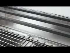 Un barbecue commercial à 800°C.