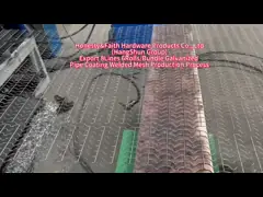 πετρελαιαγωγός 2.02.7mm πλάτους 190.5mm ενωμένο στενά γαλβανισμένο πλέγμα καλωδίων αντιοξειδωτικό