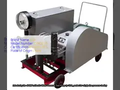 400MPa Electric Water Pressure Test Pump For Oil Pipelines Pressure Testing