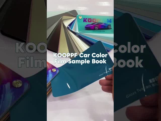K019 輝くトスカーナブルー TPU カラー カーペイント 保護フィルム 輝くビニールラップ
