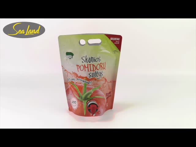Customized Thickness Stand Up Pouch With Spout Food Grade Packaging Designed To Preserve Freshness And Extend Shelf Life