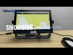 China White Color Metal Case Open Frame LCD Panel / Open Frame Touch Screen supplier