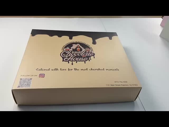 食品級 クラフト紙 スーシ クッキー 配送箱 サイズとロゴ