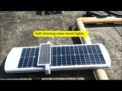 8 Meters LED Smart Solar Street Garden Light Outdoor Ip65 Self Clean Auto Cleaning