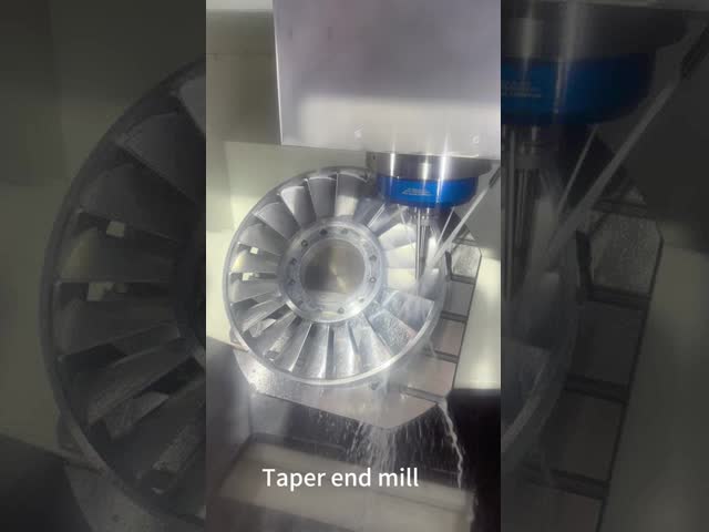 0.4μm 2 Flute End Mills Solid Carbide Taper End Mill Customized With TiAlN Coating