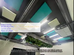 Office Ceiling Tiles Absorbers Fabric Wrapped Acoustical Wall Panels Sound Absorbing Board video