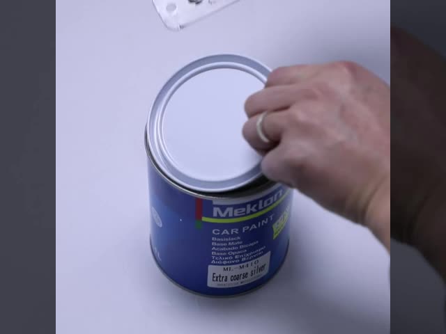 1K Extra Coarse Silver Car Paint High Solid Auto Refinish High Gloss Clear Coat For Car Paint Polyester Epoxy