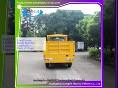 5KW tweezits elektrische auto AC 48V motor elektrische bagagewagen voor resort