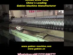 Hexagonal Gabion Box Machine Galvanized Galfan or PVC Coated Wire Mesh 80×100mm
