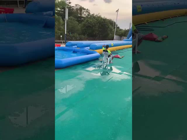 Summer Crazy Hot Inflatable Slides Adult N Kids Toboggan Inflatable Aqua Slide