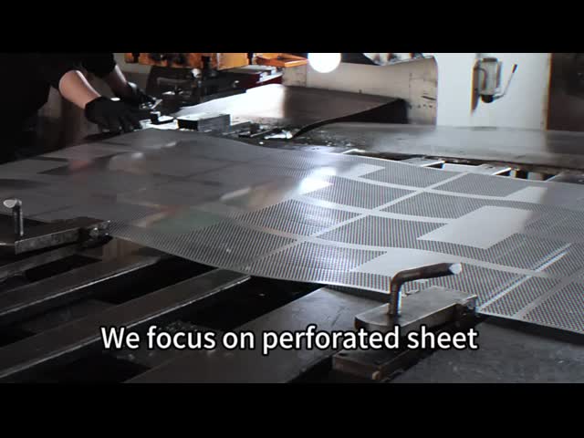 Stainless Steel Punching Perforated Mesh Panel With Hole Of Circle