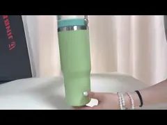 20/25/30oz Car Straw Cup Reusable Stainless Steel Beer Vacuum Insulated Thermos Cup 6-12 Hours