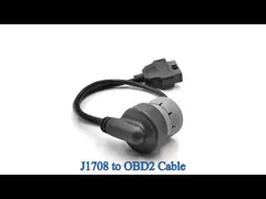 Right Angle J1708 6 Pin Connector to OBD 2 Connector Cable for Diagnosing Devices or Trackers