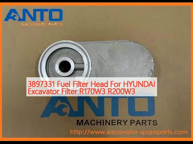 3897331 Fuel Filter For HYUNDAI Excavator Filter R170W3 R200W3