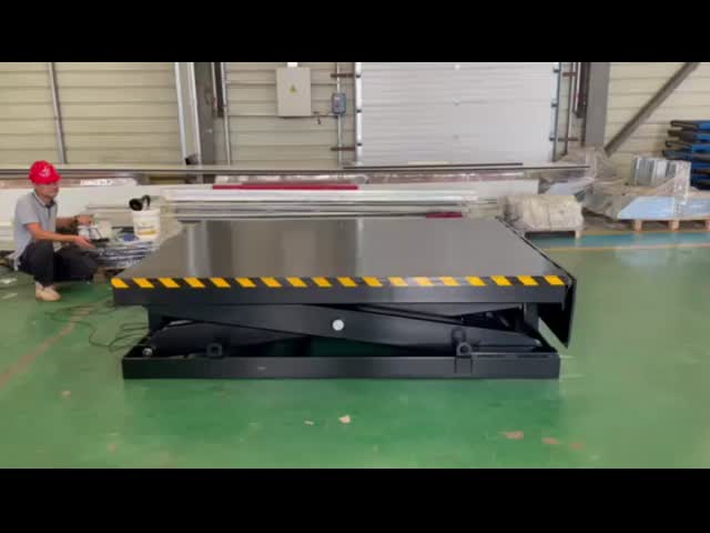 Fixed Hydraulic Adjustable Scissor Lift Table 500kg For Laoding Bay