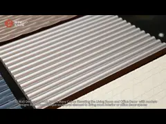 Panneaux muraux en relief 3D de 1200x2400 mm pour le salon et le bureau