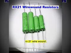 RX21 Green Paint High Precision Fixed Power cement Wirewound Resistor 0.5W 1W 2W 3W 4W 5W 6W 8W 10W 12W