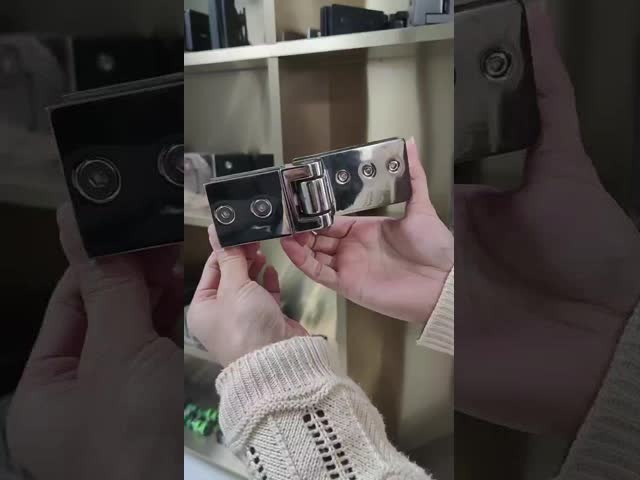腐食耐性 フレームなし シャワーヒンジ 室内 に 簡単に 設置 する