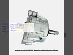 A-udi Q5LA5A7A4A6L Transfer Case dengan Differensial Belakang Motor Listrik