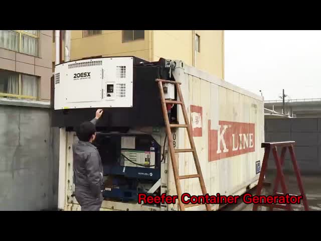 トラック アンダーマウント リファー発電機セット 15 Kw 3 段階発電機 ペルキンズエンジン
