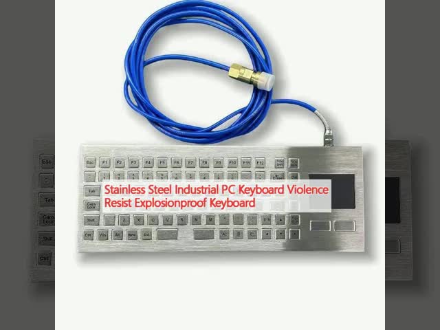 Heavy-Duty Vandal-Proof Keyboard | Stainless Steel & Explosion-Protected
