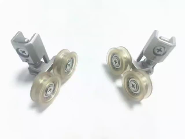シャワールーム ガラスドア サイド スライドドア ホイール