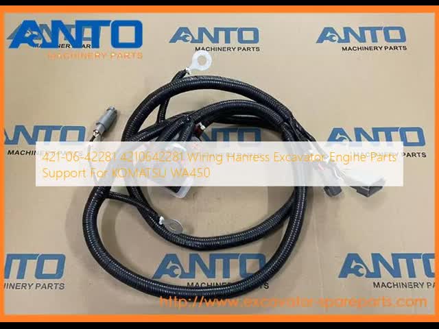 421-06-42281 4210642281 Wiring Harness Excavator Engine Parts Support For KOMATSU WA450